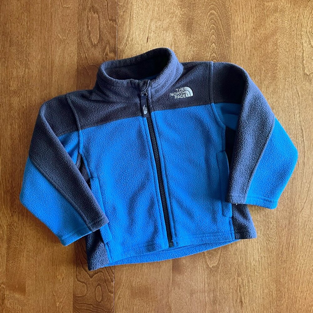 The North Face blue fleece jacket 2T